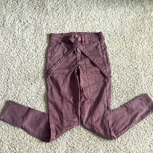 Selling like new American eagle pinkish purple cargo pants
